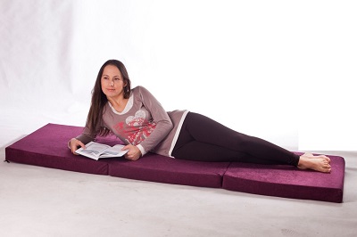 3.Matelas lit futon pliable pliant 195 x 65 x 10 cm choix des couleurs